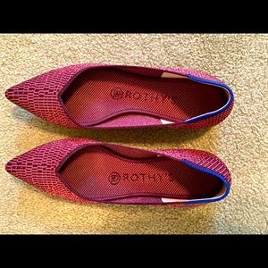 Purple rothys the point flats